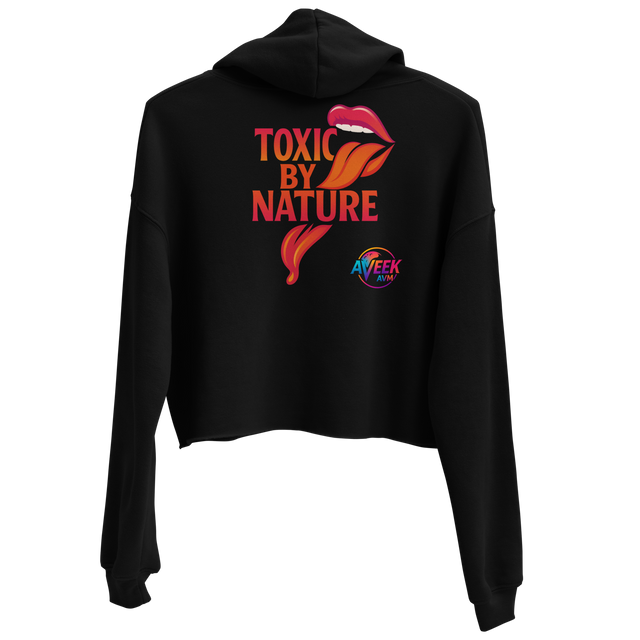 Aveek Toxic by Nature Crop Hoodie, official product photograph